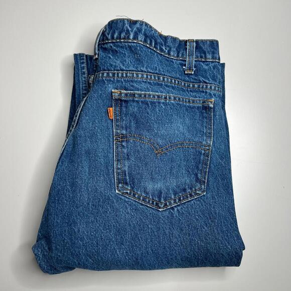 Vintage Levi’s 505 Orange Tab Jeans USA Made W38 L30 (Fits 36x30) - Picture 1 of 13